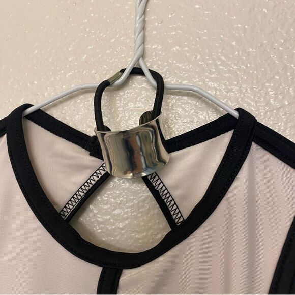 Revolution Dance Costume unitard black white ISOLATED INCIDENT RC24578 LC child - Picture 5 of 12